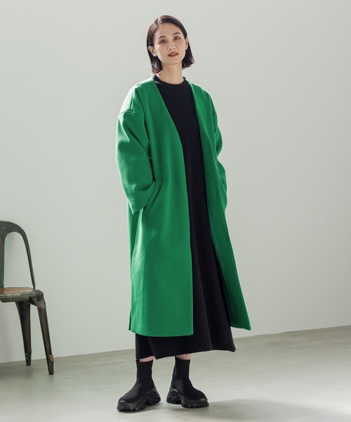 LAKOLE（ラコレ）の「Aラインニットワンピース / 988019（ワンピース・レディース・ブラック/ヘザーグレー/サンドグレー・SMALL/MEDIUM）」の10枚目の写真