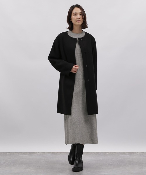 LAKOLE（ラコレ）の「Aラインニットワンピース / 988019（ワンピース・レディース・ブラック/ヘザーグレー/サンドグレー・SMALL/MEDIUM）」の16枚目の写真