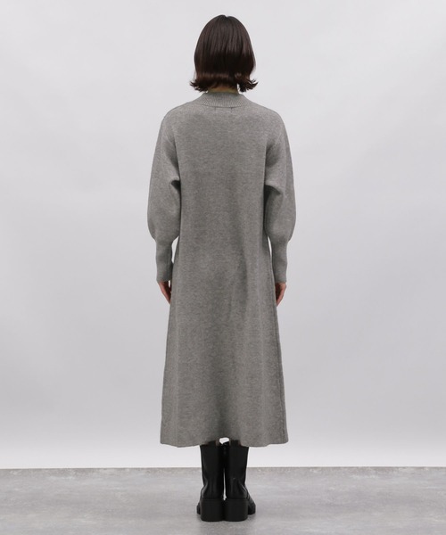 LAKOLE（ラコレ）の「Aラインニットワンピース / 988019（ワンピース・レディース・ブラック/ヘザーグレー/サンドグレー・SMALL/MEDIUM）」の9枚目の写真