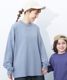 Tシャツ/カットソー（ブルー・ネイビー/青色系・ロング丈