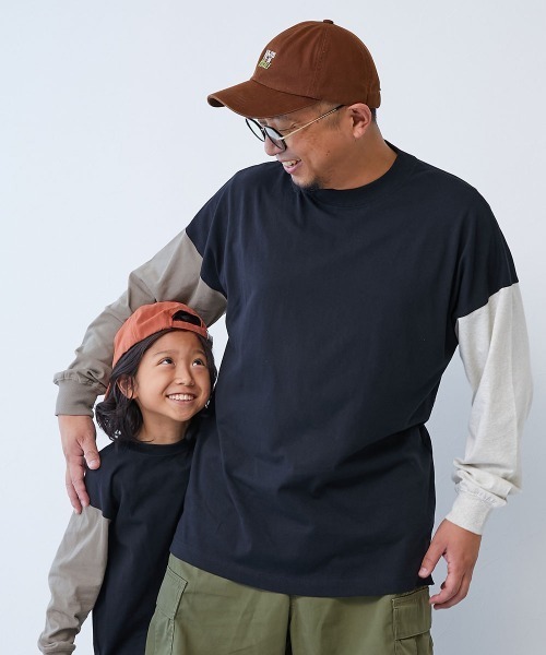 devirock（デビロック）の「綿100% お洗濯してもよれにくい ビッグシルエット 袖リブ 大人 長袖Tシャツ（Tシャツ/カットソー・レディース・ブルー系2/バイオレット/オートミール/イエロー/レッド系1/パープル系5/グレー/ダークグリーン/オレンジ系2/アイボリー/ホワイト/ライトグリーン/ブルー系6/グレイッシュブルー/グレー系/ピンク系6/ブラック/パープル系/グリーン系1/ピンク系1/イエロー系3/ブルー系3/ボルドー/ベージュ系その他/ブルー系4/ブラック系その他/ピンク系2/ブルー系5・LL/M/L）」の5枚目の写真