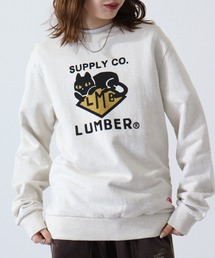 LUMBER プリントスウェット