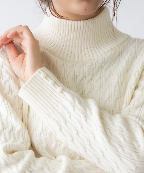 Sono（ソーノ）の「【SONO/ソーノ】ｹｰﾌﾞﾙﾆｯﾄﾌﾚｱﾊｲﾌﾞﾘｯﾄﾞﾌﾟﾙｵｰﾊﾞｰ