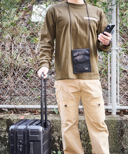 AVIREX（アヴィレックス）の「AVIREX/オーガナイザーポーチ（ポーチ・メンズ・オリーブ/ブラック・FREE）」の5枚目の写真