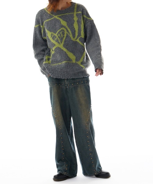 パンツ 90s-00s M.F.G studs design cotton pants パンツ 90s-00s M.F.G studs design cotton pants 90s-00s M.F.G