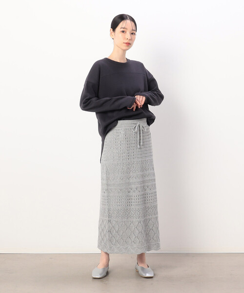 ONIGIRI（オニギリ）の「サカリバ ロングスリーブＴシャツ（Tシャツ/カットソー・レディース・イエロー/アイボリー/チャコール・FREE）」の5枚目の写真