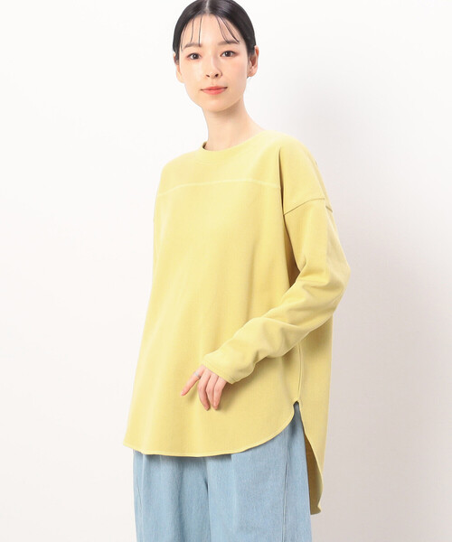 ONIGIRI（オニギリ）の「サカリバ ロングスリーブＴシャツ（Tシャツ/カットソー・レディース・イエロー/アイボリー/チャコール・FREE）」の7枚目の写真