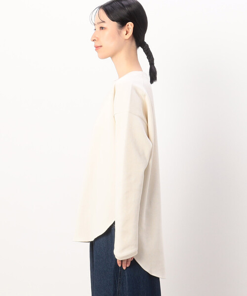 ONIGIRI（オニギリ）の「サカリバ ロングスリーブＴシャツ（Tシャツ/カットソー・レディース・イエロー/アイボリー/チャコール・FREE）」の9枚目の写真