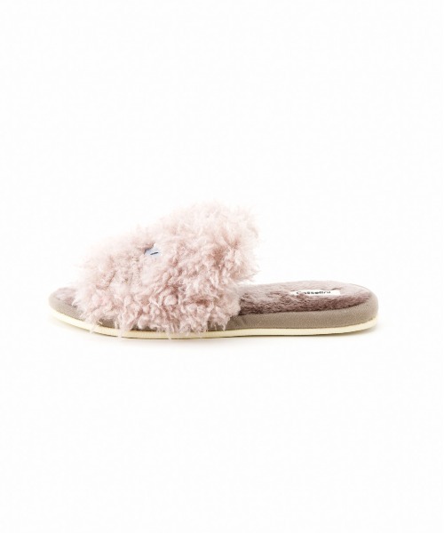 Casselini（キャセリーニ）の「Casselini HOME(キャセリーニ ホーム)フェイクファースリッパ（ルームシューズ/スリッパ・レディース・ラベンダー/アイボリー・FREE）」の18枚目の写真