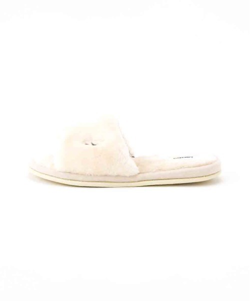 Casselini（キャセリーニ）の「Casselini HOME(キャセリーニ ホーム)フェイクファースリッパ（ルームシューズ/スリッパ・レディース・ラベンダー/アイボリー・FREE）」の10枚目の写真