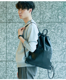 ADAM ET ROPE' | レザーナップサック(バックパック/リュック)