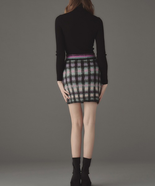 emiriawiz(エミリアウィズ)の「Cotton cloud check knit skirt(スカート・レディース・ホワイト/マルチ・SMALL/MEDIUM)」の12枚目の写真
