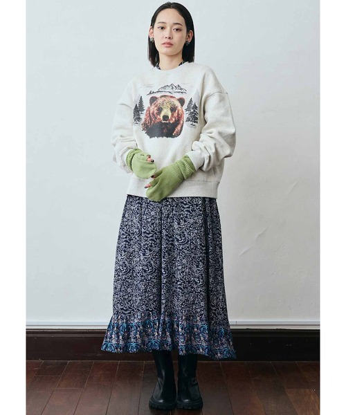 MEDE19F(メデジュウキュウ)の「MEDE19F バイカラーロング手袋(手袋・レディース・イエロー/ブルー/グリーン・ONE SIZE)」の9枚目の写真