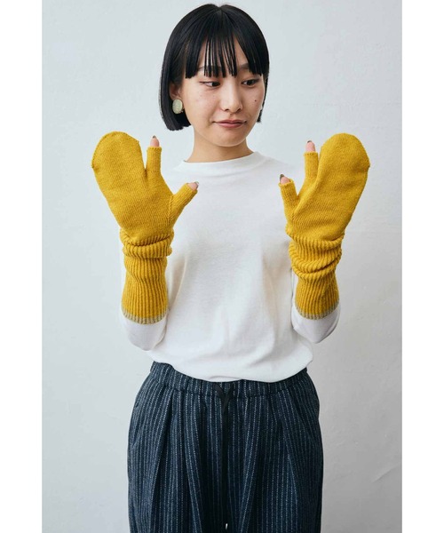 MEDE19F(メデジュウキュウ)の「MEDE19F バイカラーロング手袋(手袋・レディース・イエロー/ブルー/グリーン・ONE SIZE)」の12枚目の写真