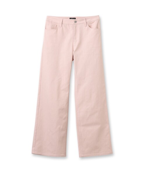 INDIVI(インディヴィ)の「◆【洗える】ストレートワイド カラーデニムパンツ(デニムパンツ・レディース・ライトブルー/ピンク/ホワイト系・40/38/36/05/12/15 /13/19/03/07)」の4枚目の写真