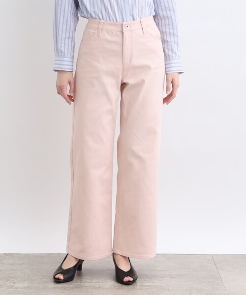 INDIVI(インディヴィ)の「◆【洗える】ストレートワイド カラーデニムパンツ(デニムパンツ・レディース・ライトブルー/ピンク/ホワイト系・40/38/36/05/12/15 /13/19/03/07)」の17枚目の写真