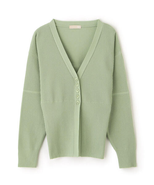 FREE'S MART（フリーズマート）の「◆ウエストシェイプリブニットカーディガン（カーディガン/ボレロ・レディース・ホワイト/ピンク/ライトグリーン/ブラック・FREE）」の17枚目の写真