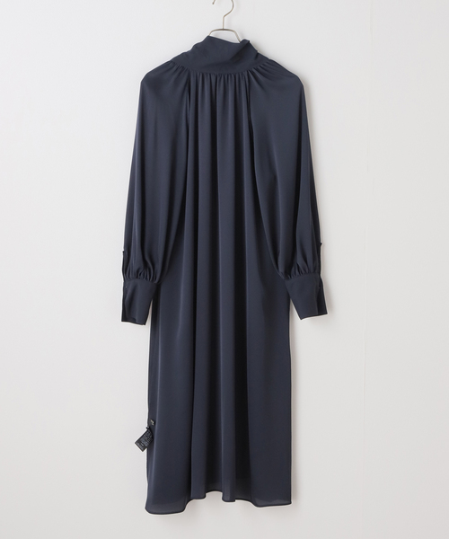 VERMEIL par iena 2way ボウタイワンピース ネイビー 追加》2way