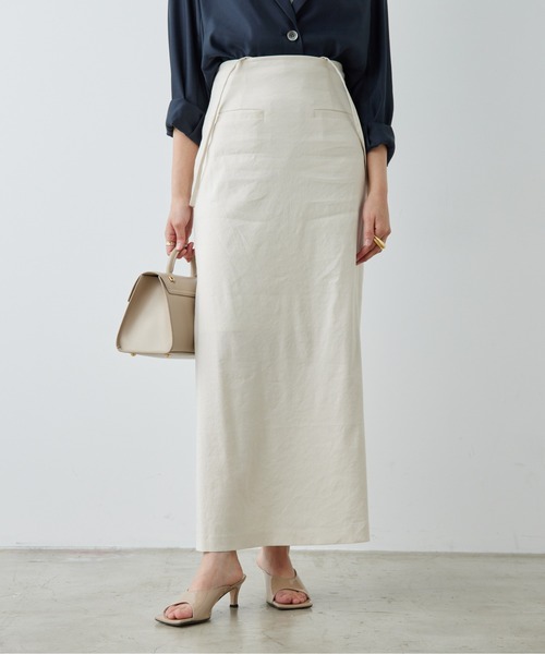 GALLARDAGALANTE（ガリャルダガランテ）の「サスペンダータイトスカート（スカート・レディース・ネイビー/ベージュ・0/1）」の7枚目の写真