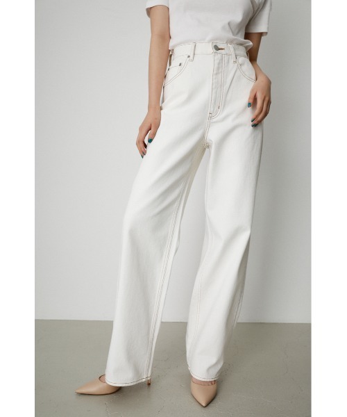 AZULDENIMハイウエストワイドデニム