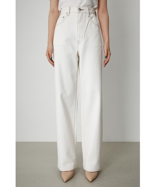 AZULDENIMハイウエストワイドデニム