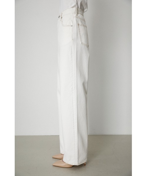 AZULDENIMハイウエストワイドデニム