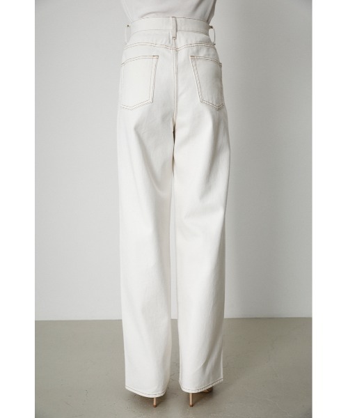 AZULDENIMハイウエストワイドデニム