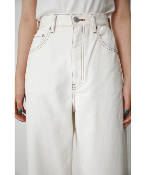 AZULDENIMハイウエストワイドデニム