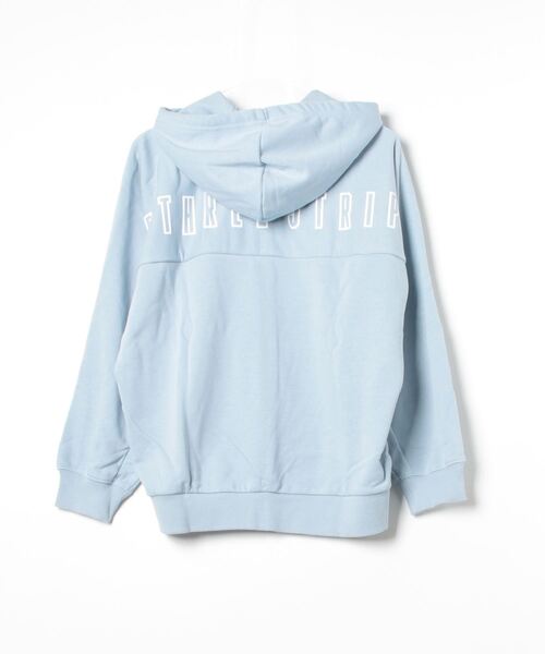 adidas（アディダス）の「アディダス adidas ワーディング ルーズフィット フリース フルジップパーカー（パーカー・レディース・ブルー/オレンジ/グリーン・S/M/L/XL）」の4枚目の写真