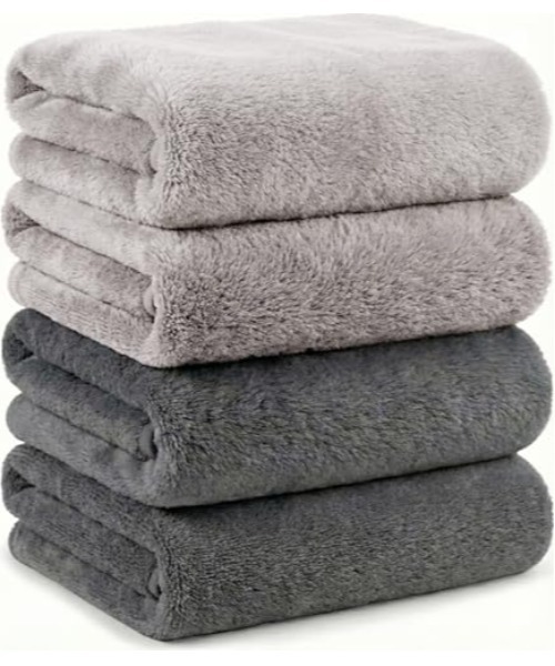 REBALANCE（リバランス）の「Mofuwa マイクロファイバー  ヒアルロン酸配合バスタオル 4枚セット（タオル・レディース・ホワイト/ブラウン/ピンク/A/グレー/ブルー/B/ダークグレー/ナチュラル/セージグリーン/ダークブルー/C・ONE SIZE）」の12枚目の写真