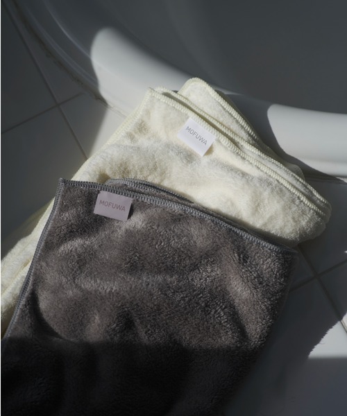 REBALANCE（リバランス）の「Mofuwa マイクロファイバー  ヒアルロン酸配合バスタオル 4枚セット（タオル・レディース・ホワイト/ブラウン/ピンク/A/グレー/ブルー/B/ダークグレー/ナチュラル/セージグリーン/ダークブルー/C・ONE SIZE）」の16枚目の写真