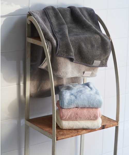 REBALANCE（リバランス）の「Mofuwa マイクロファイバー  ヒアルロン酸配合バスタオル 4枚セット（タオル・レディース・ホワイト/ブラウン/ピンク/A/グレー/ブルー/B/ダークグレー/ナチュラル/セージグリーン/ダークブルー/C・ONE SIZE）」の13枚目の写真