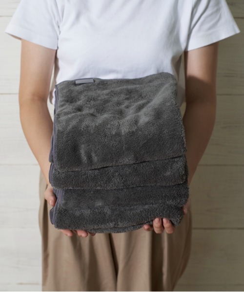 REBALANCE（リバランス）の「Mofuwa マイクロファイバー  ヒアルロン酸配合バスタオル 4枚セット（タオル・レディース・ホワイト/ブラウン/ピンク/A/グレー/ブルー/B/ダークグレー/ナチュラル/セージグリーン/ダークブルー/C・ONE SIZE）」の17枚目の写真