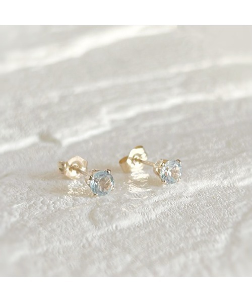 tone(トーン)の「【mastea】14KGF/天然石スタッドピアス(MA)(ピアス(両耳用)・レディース・グリーン系その他/グリーン系その他2/パープル/ピンク/レッド/クリア/グリーン系2/ブラウン/グリーン/ライトグリーン/ライトブルー・FREE)」の8枚目の写真