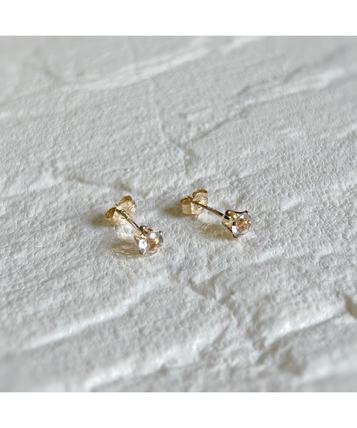 tone(トーン)の「【mastea】14KGF/天然石スタッドピアス(MA)(ピアス(両耳用)・レディース・グリーン系その他/グリーン系その他2/パープル/ピンク/レッド/クリア/グリーン系2/ブラウン/グリーン/ライトグリーン/ライトブルー・FREE)」の11枚目の写真