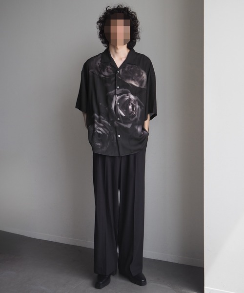 CLEL（クレイル）の「【CLEL】2Way Multi Pattern Drape Short Sleeve