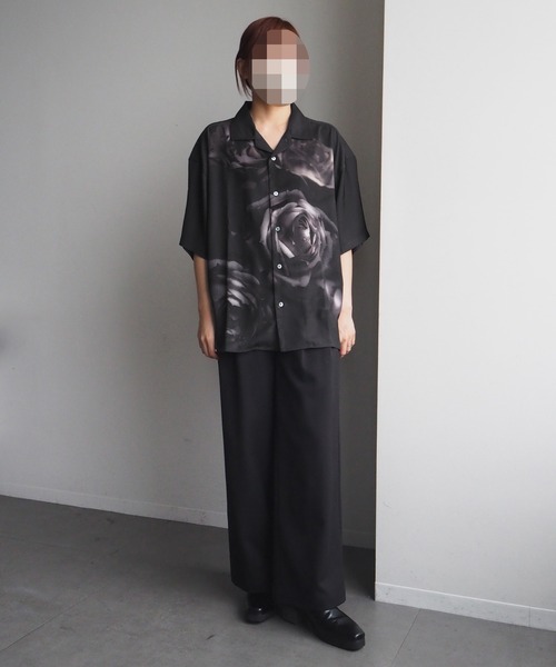 CLEL（クレイル）の「【CLEL】2Way Multi Pattern Drape Short Sleeve