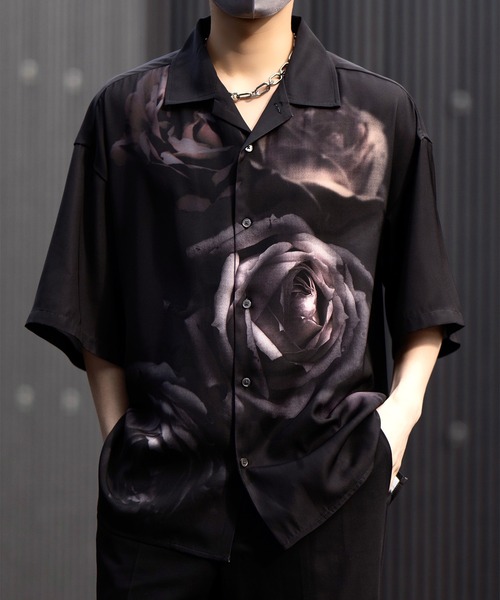 CLEL（クレイル）の「【CLEL】2Way Multi Pattern Drape Short Sleeve