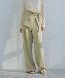 drychino stitch skort belted pants(スコートベルト付きドライチノステッチパンツ)