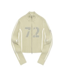KIRSH（キルシー）の「KIRSH LINE POINT HIGH NECK KNIT ZIP UP キルシー ライン ポイント ハイネック ニットジップアップ（その他アウター）」
