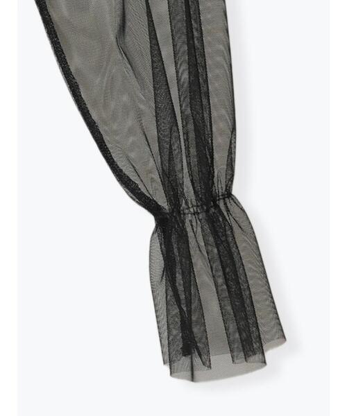 Lugnoncure（ルノンキュール）の「チュール袖パフトップス（Tシャツ/カットソー・レディース・オフホワイト/ブラック・F）」の22枚目の写真