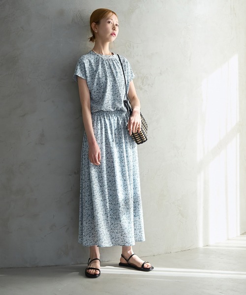 美品 ハロッズ ブラック 花柄 ワンピース 2（M） 673953079.jpg?1560866031