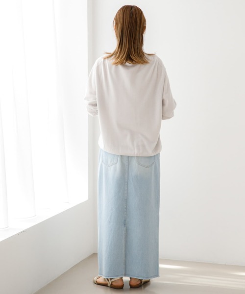 URBAN RESEARCH Sonny Label（アーバンリサーチサニーレーベル）の「『2サイズ展開/接触冷感』クールミストカーディガン（カーディガン/ボレロ・レディース・ブルー系その他/ピンク/ブラック/グレー系その他・L/SHORT）」の19枚目の写真