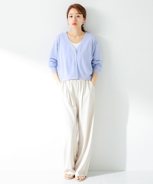 URBAN RESEARCH Sonny Label（アーバンリサーチサニーレーベル）の「『2サイズ展開/接触冷感』クールミストカーディガン（カーディガン/ボレロ・レディース・ブルー系その他/ピンク/ブラック/グレー系その他・L/SHORT）」の17枚目の写真