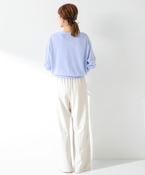 URBAN RESEARCH Sonny Label（アーバンリサーチサニーレーベル）の「『2サイズ展開/接触冷感』クールミストカーディガン（カーディガン/ボレロ・レディース・ブルー系その他/ピンク/ブラック/グレー系その他・L/SHORT）」の12枚目の写真