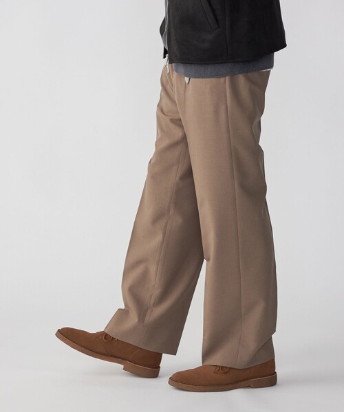 SHIPS（シップス）の「SHIPS: Reflax(R) ワイド スラックス（スラックス・メンズ・グレー/ブラック/ネイビー/ブラウン・SMALL/MEDIUM/LARGE/X-LARGE）」の12枚目の写真