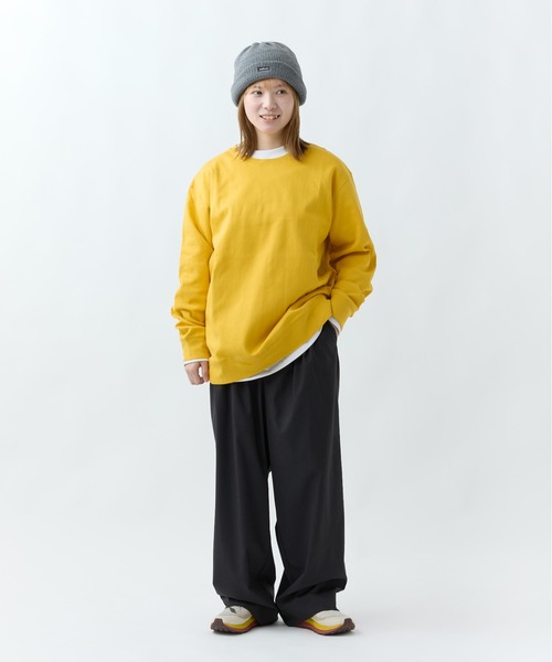 meltum（メルタム）の「【ZOZO限定】RING SPAN LIGHT WEIGHT SWEAT（スウェット・メンズ・ブラック/バーガンディー/レッド/ネイビー/イエロー/オレンジ/グレー/ブルー・X-LARGE/LARGE/MEDIUM）」の6枚目の写真