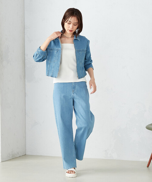 COMME CA ISM(コムサイズム)の「リブ キャミソール(キャミソール・レディース・ホワイト/ブラック・LARGE/MEDIUM)」の3枚目の写真