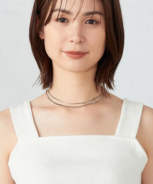 COMME CA ISM(コムサイズム)の「リブ キャミソール(キャミソール・レディース・ホワイト/ブラック・LARGE/MEDIUM)」の13枚目の写真
