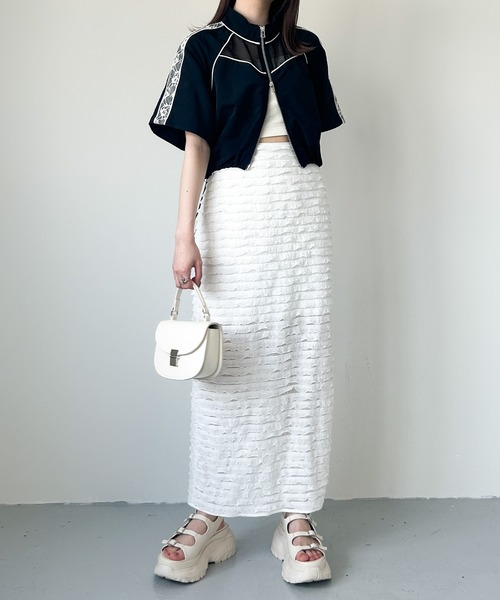 Heather(ヘザー)の「ラウンドミニフラップBAG 119101(ショルダーバッグ・レディース・オフホワイト/ブラック・ONE SIZE)」の7枚目の写真